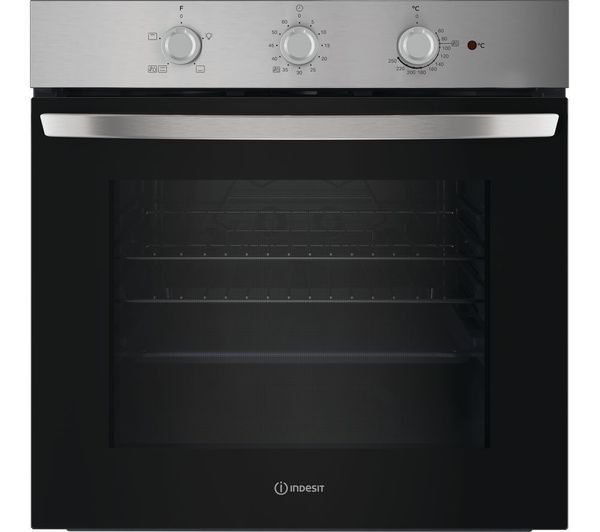  Indesit Click&clean Io 232h X Uk Plug-in Electric Oven - Stainless Steel 