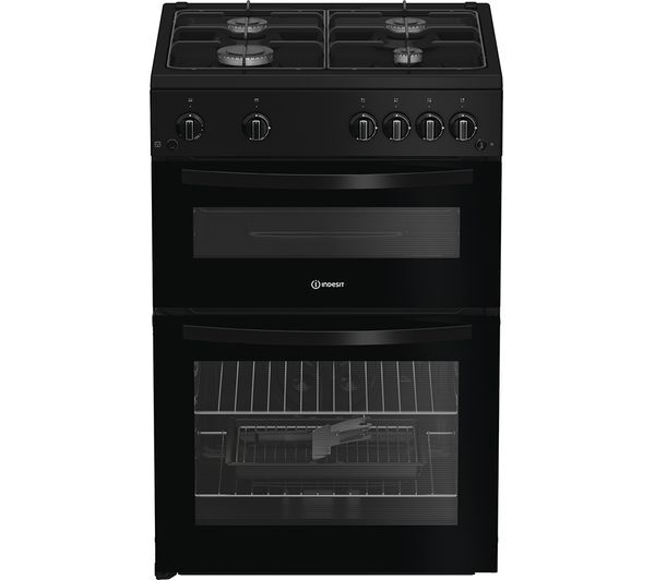  Indesit Itg6gb 60 Cm Gas Cooker - Black 