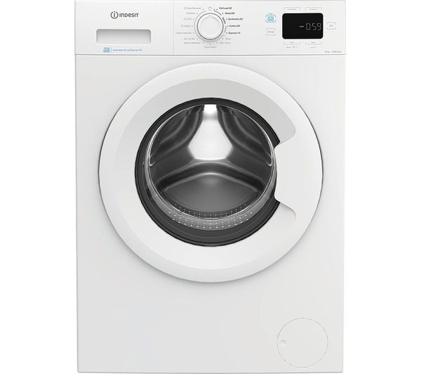  Indesit Push&go Ip 846 Push&go Uk 8 Kg 1400 Spin Washing Machine - White 