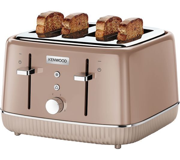  Kenwood Elegancy Tfp10.a0bw 4-slice Toaster - Mocha 