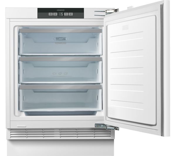  Kenwood Kif60w23 Integrated Undercounter Freezer - Fixed Hinge 