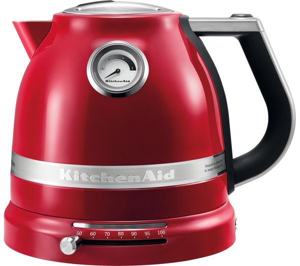 Kitchenaid Artisan Variable Temperature 5kek1522ber Jug Kettle - Empire Red 