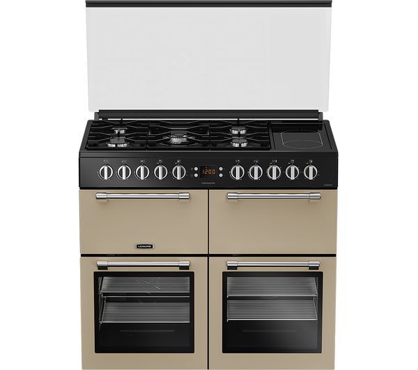  Leisure Chefmaster Cc100f521c 100 Cm Dual Fuel Range Cooker - Cream & Black 