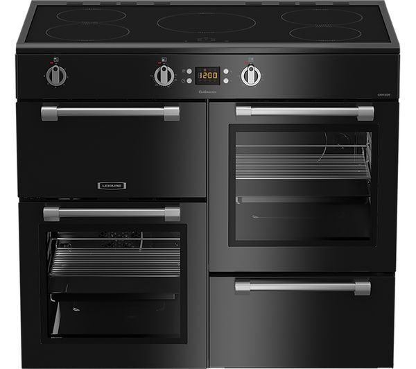  Leisure Cookmaster Ck100d210k Electric Induction Range Cooker - Black 