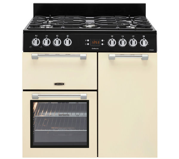  Leisure Cookmaster Ck90g232c Dual Fuel Range Cooker - Cream 