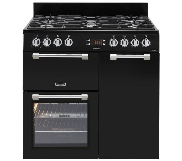  Leisure Cookmaster Ck90g232k 90 Dual Fuel Range Cooker - Black 