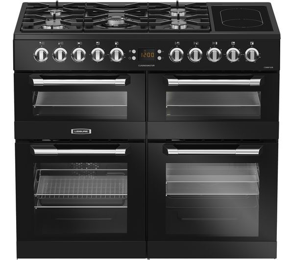 Leisure Cuisinemaster Cs100f520k Dual Fuel Range Cooker - Black 