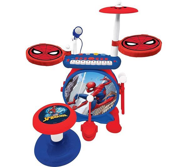  Lexibook Electronic Drums Set With Seat - Spider-man 