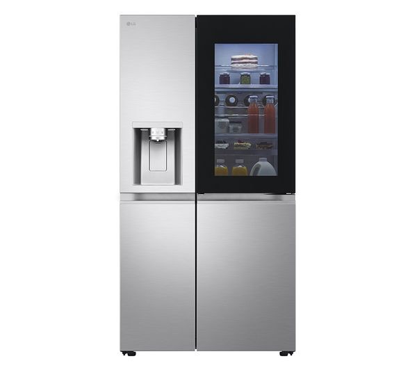 Lg Instaview Gsxe90bsdd American-style Smart Fridge Freezer - Brushed Steel 