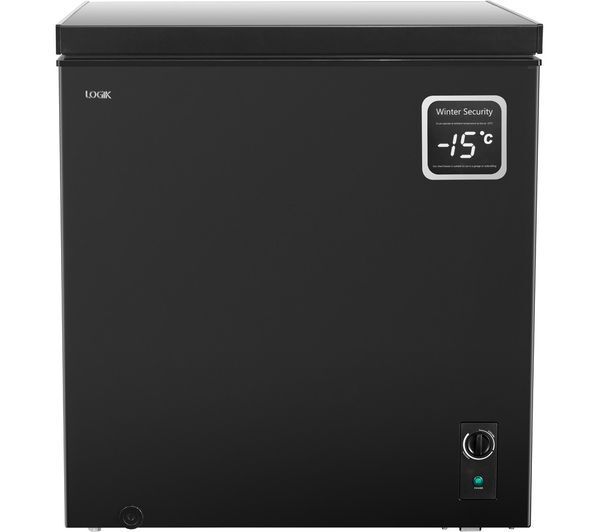  Logik L198cfb23 Chest Freezer - Black 