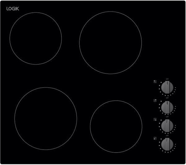  Logik Lchobkn23 59 Cm Electric Ceramic Hob - Black 