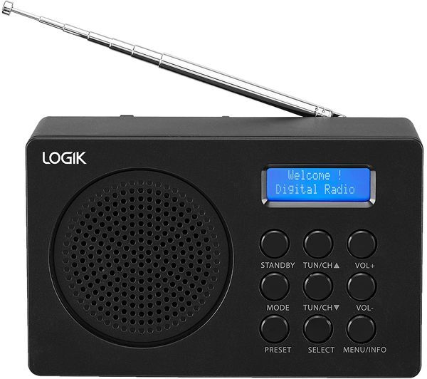  Logik L2dab23 Portable Dab+/fm Radio - Black 
