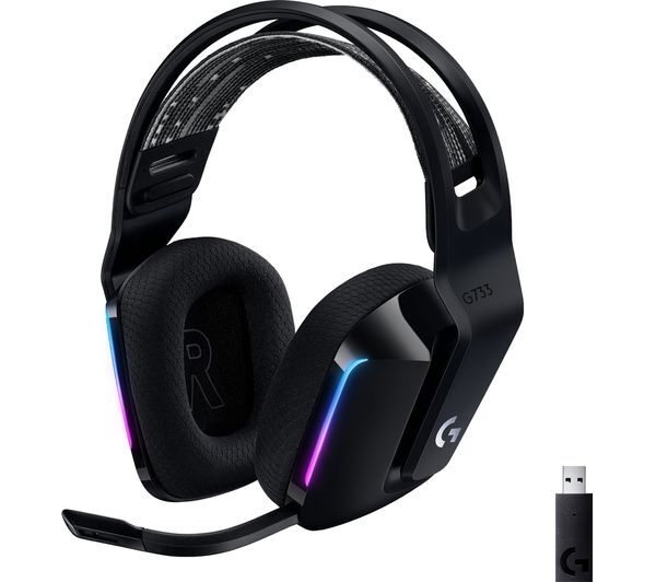  Logitech G733 Lightspeed Wireless Gaming Headset - Black 