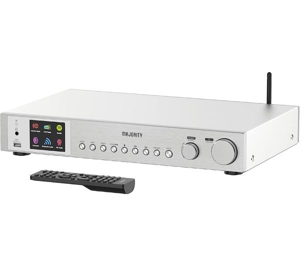  Majority Fitzwilliam 3 Dab+/fm Smart Bluetooth Radio - Silver 