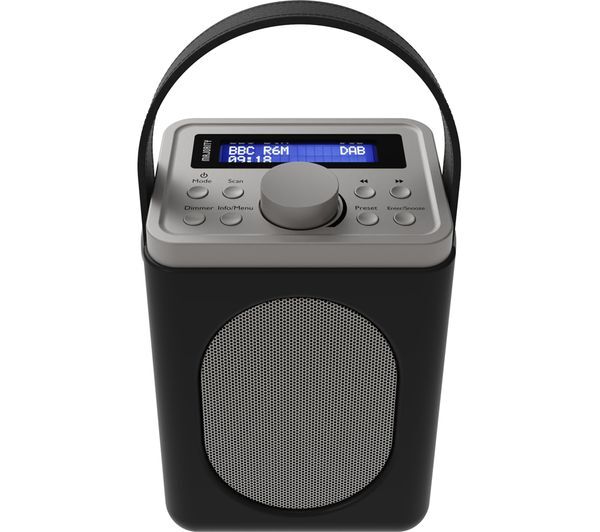  Majority Little Shelford Portable Dab+/fm Bluetooth Radio - Black 