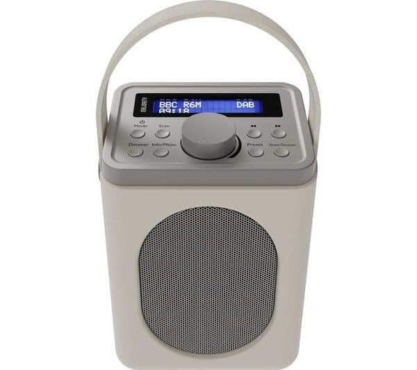  Majority Little Shelford Portable Dab+/fm Bluetooth Radio - Cream 