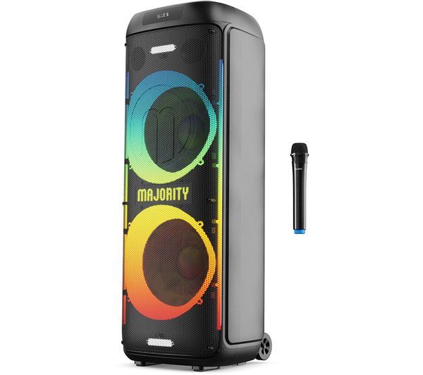  Majority Pulse 5 Portable Bluetooth Megasound Party Speaker - Black 