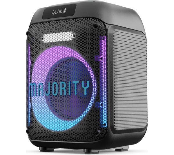  Majority Pulse 1 Portable Bluetooth Megasound Party Speaker - Black 