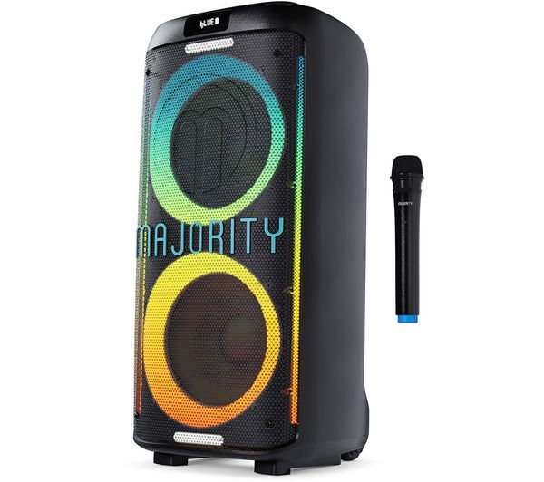  Majority Pulse 4 Portable Bluetooth Megasound Party Speaker - Black 