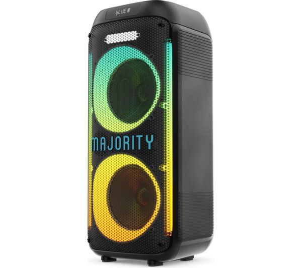  Majority Pulse 2 Portable Bluetooth Megasound Party Speaker - Black 
