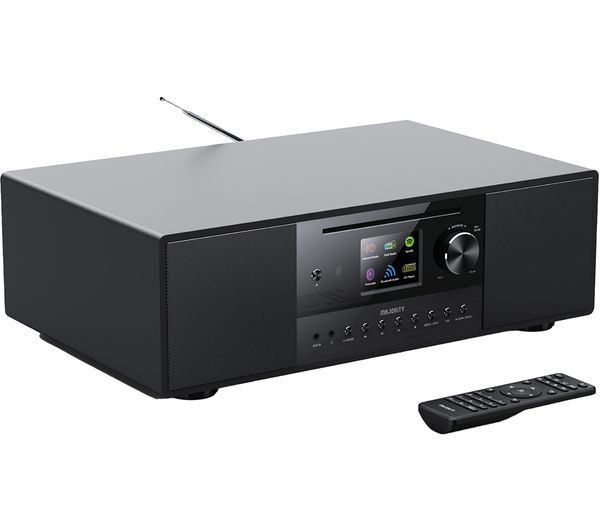  Majority Quadriga Dab+/fm Smart Bluetooth Radio - Black 