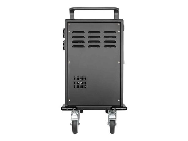  Manhattan Charging Cabinet/cart Via Usb-c X32 Devices, Trolley, Power Delivery 18w Per Port (576w Total), Suitable For Ipads/other Tablets/phones/smaller Chromebooks, Bays 330x22x235mm, Device Charging Cables Not Included, Lockable (pin Code), Eu & Uk Pow 