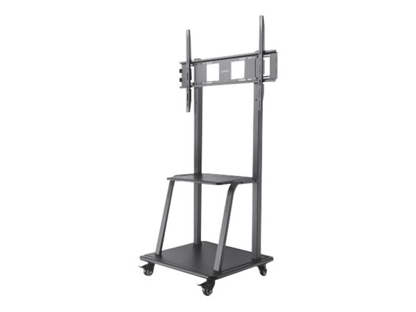  Manhattan Tv & Monitor Mount, Trolley Stand, 1 Screen, Screen Sizes: 37-100, Black, Vesa 200x200 To 800x600mm, Max 150kg, Lfd, Lifetime Warranty Cart - For Tv / Av System - Black 