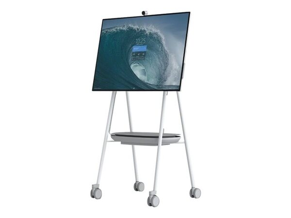  Steelcase Cart - For Interactive Flat Panel - Grey, Arctic White, Pewter 