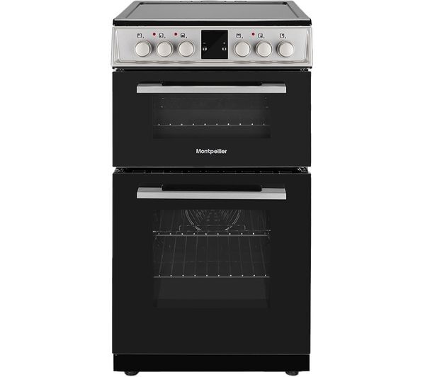  Montpellier Mdoc50fs 50 Cm Electric Ceramic Cooker - Silver 