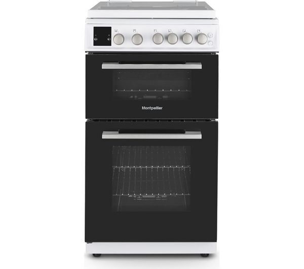  Montpellier Mdog50lw 50 Cm Gas Cooker - White & Silver 