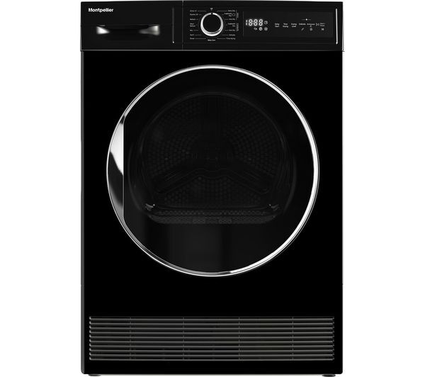  Montpellier Mtdc8sdk 8 Kg Condenser Tumble Dryer - Black 