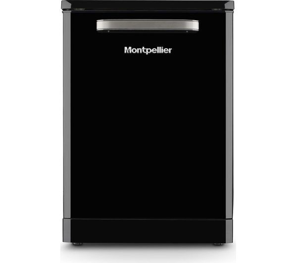  Montpellier Retro Mab1353dk Full-size Dishwasher - Black 