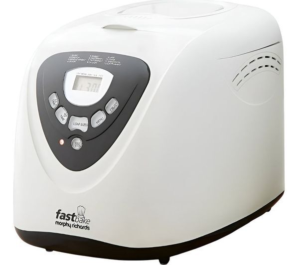  Morphy Richards Fastbake Breadmaker - Black & White 