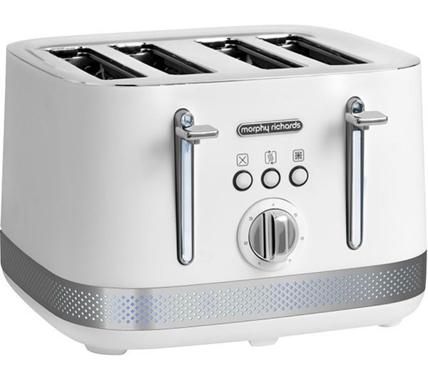  Morphy Richards Illumination 248021 4-slice Toaster - White 