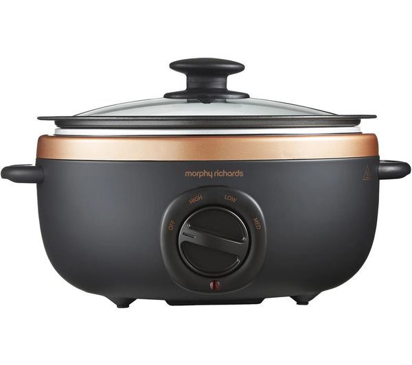  Morphy Richards Sear And Stew Oval Slow Cooker - Black 