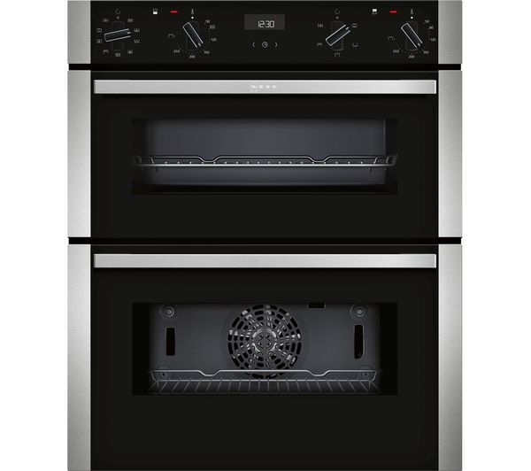  Neff N50 J1ace2hn0b Electric Built-under Double Oven - Stainless Steel 