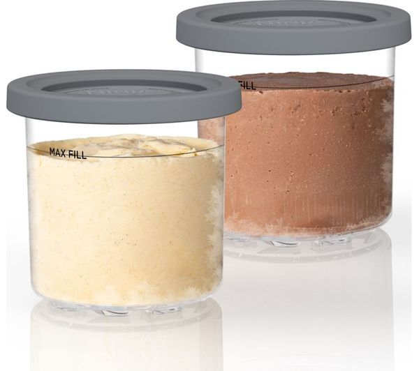  Ninja Ice Cream Maker Dessert Tubs - Set Of 2 