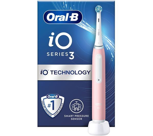  Oral-b Io 3 Electric Toothbrush - Blush Pink 