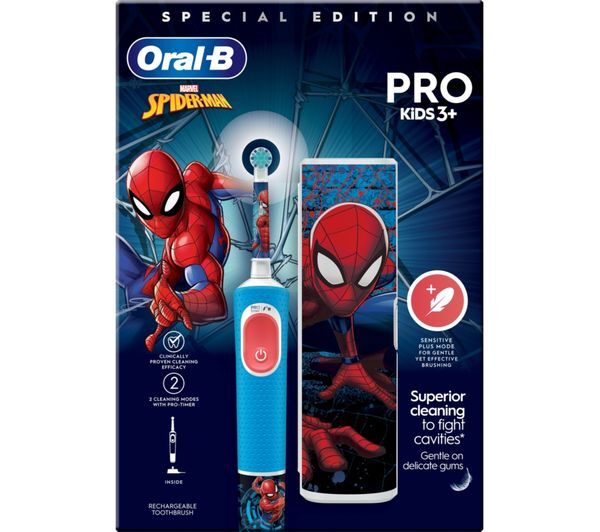  Oral-b Pro Kids Electric Toothbrush Gift Set - Spider Man 