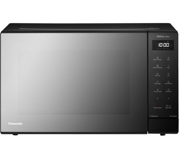  Panasonic Nn-st65qbbpq Compact Solo Microwave - Black 