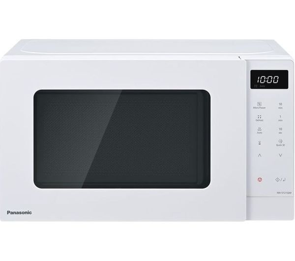  Panasonic Nn-st21qwbpq Compact Solo Microwave - White 