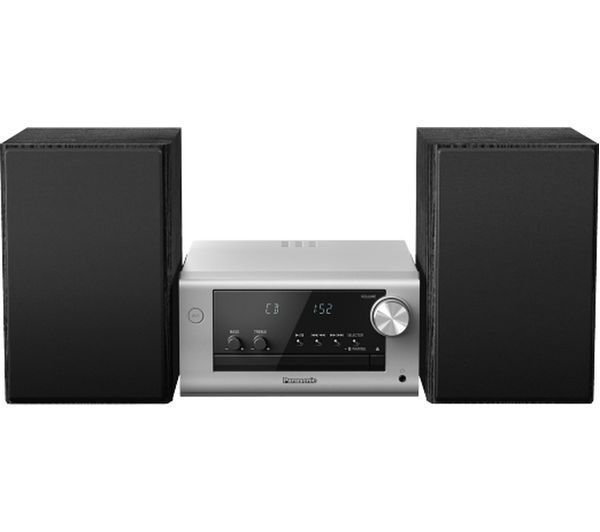  Panasonic Sc-pm702 Bluetooth Traditional Hi-fi System - Silver 