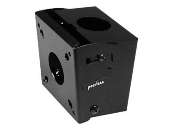  Peerless Modular Series Single Screen Mount Mounting Component - For Flat Panel - Black 