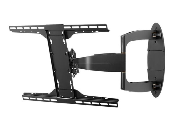  Peerless Universal Full-motion Plus Wall Mount Sa752pu Mounting Kit - For Flat Panel - Gloss Black 