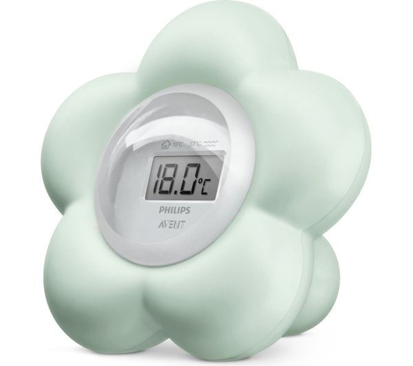  Philips Avent Bath & Room Digital Thermometer - Green & White 