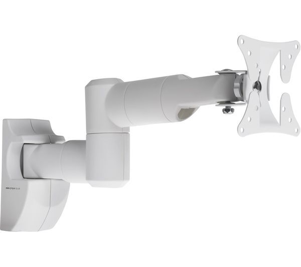  Properav Swing Arm Full Motion 13-28 Tv Bracket - White 