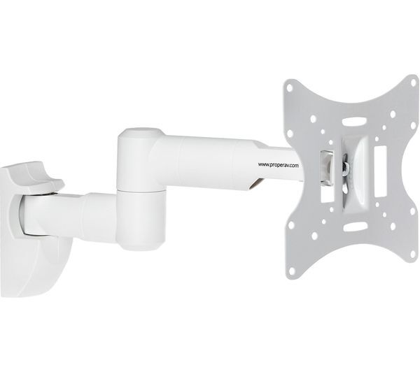  Properav Tilt & Swivel 23-46 Tv Bracket - White 