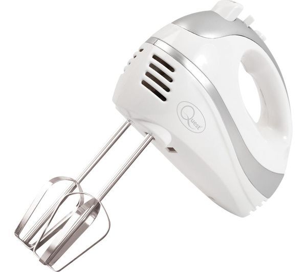  Quest 35890 Hand Mixer - White & Silver 