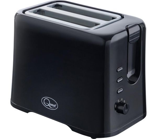  Quest 34289 2-slice Toaster - Black 