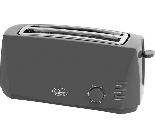  Quest 35089 4-slice Toaster - Grey 
